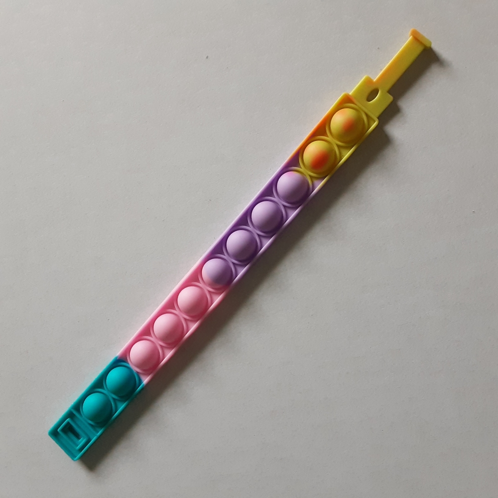 *FREE* Colorful Pop It Fidget Bracelet NWOT - 3 Available